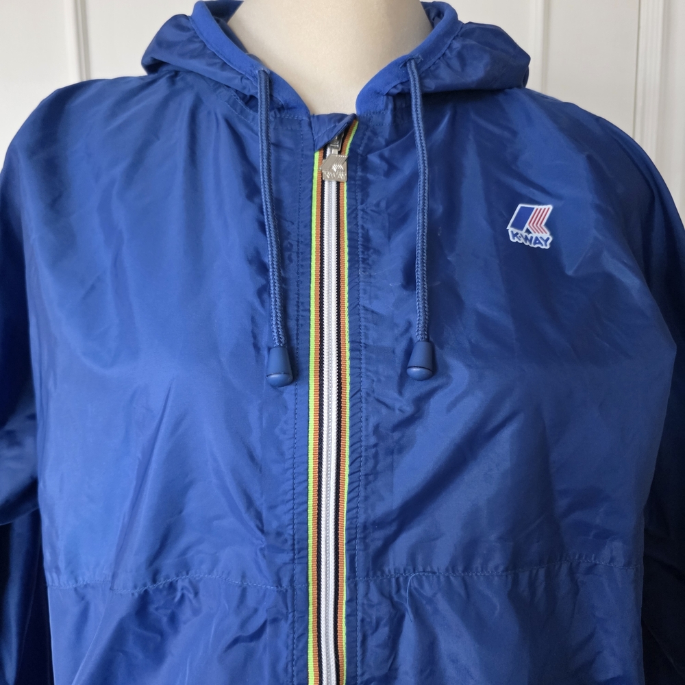 K-Way jacket size LG. Windbreaker, waterproof with ventilation - Size Lg